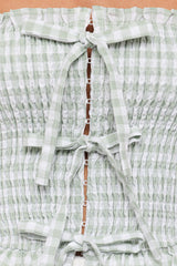 Carina Bow Top - Mint