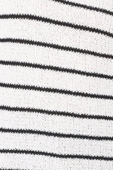 Coco Knit Top - White Stripe