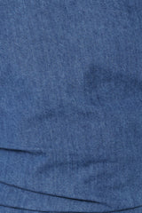 Elvira Mini Dress - Medium Wash Denim