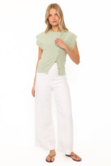 Mackie Knit Top - Sage