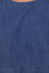 Siena Top - Medium Wash Denim