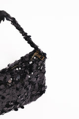 Annika Sequin Shoulder Bag - Black