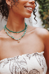 Aquaria Necklace Set - Green
