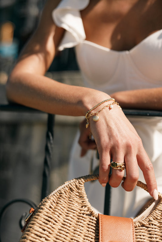 Aspen Pearl Bracelet - Gold