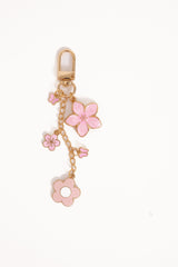 Claudia Flower Key Chain - Pink