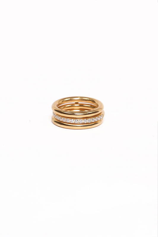 Domitia Ring Set - Gold