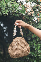 Elora Woven Bag - Tan