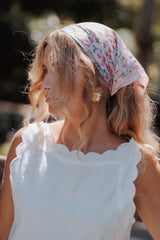 Kaylie Scarf - Pink Floral