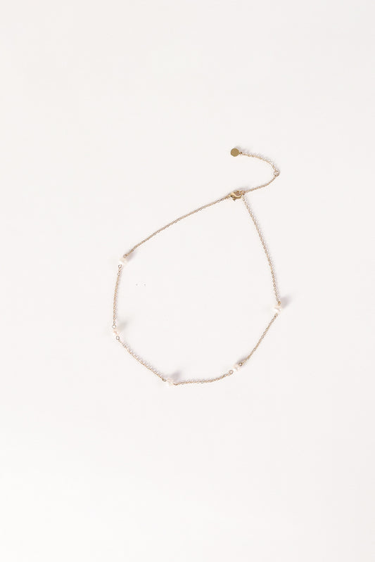 Kealy Pearl Necklace - Gold