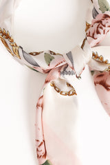Kennedy Hair Scarf - White Floral