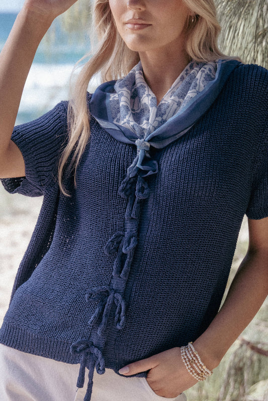 Nadia Scarf - Blue
