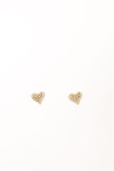 Shanice Heart Earrings - Gold
