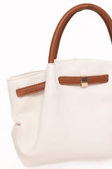 Willow Bag - White/Brown