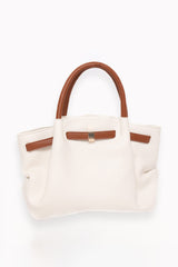 Willow Bag - White/Brown