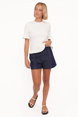 Dallas Bermuda Denim Short - Dark Wash