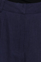 Dean Linen Pants - Navy