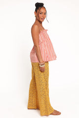 Jacinta Sequin Lace Pant - Mango