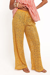 Jacinta Sequin Lace Pant - Mango