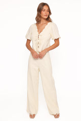 Jensen Scallop Hem Pant - Butter Yellow