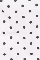 Luna Mini Skirt - White Polka Dot