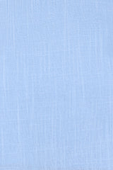 Madison Linen Column Skirt - Blue