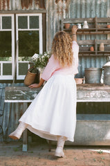 Oakley Midi Skirt - White