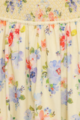 Saskia Maxi Skirt - Lemon Floral