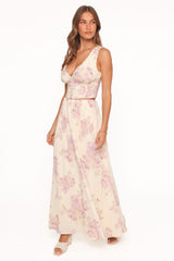 Tinsley Maxi Skirt - Lavender Floral