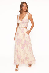 Tinsley Maxi Skirt - Lavender Floral