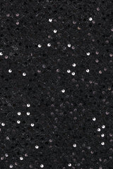 Valentina Tweed Sequins Mini Skirt - Black