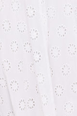 Varia Eyelet Maxi Skirt - White