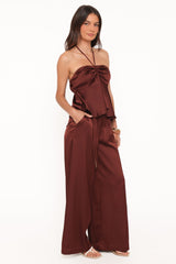 Vita Tailored Pant - Brown