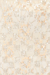 Yonder Sheer Panel Lace Maxi Skirt - Pale Yellow