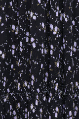 Adeline Maxi Dress - Black Floral