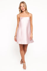 Airlie Mini Dress - Baby Pink
