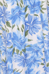 Amber Maxi Dress - Blue Floral