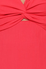 Archer Midi Dress - Red