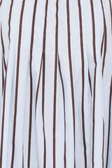 Arletta Maxi Dress - Blue/Brown Stripe