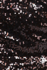 Awhina Mini Dress - Brown Sequin