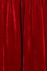Betina Bow Front Maxi Dress - Red Velvet