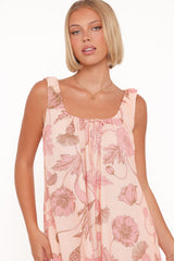 Bowman Maxi Dress - Pink Floral