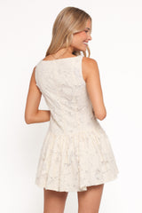 Briar Lace Mini Dress - Cream