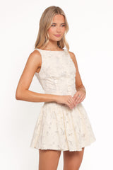 Briar Lace Mini Dress - Cream
