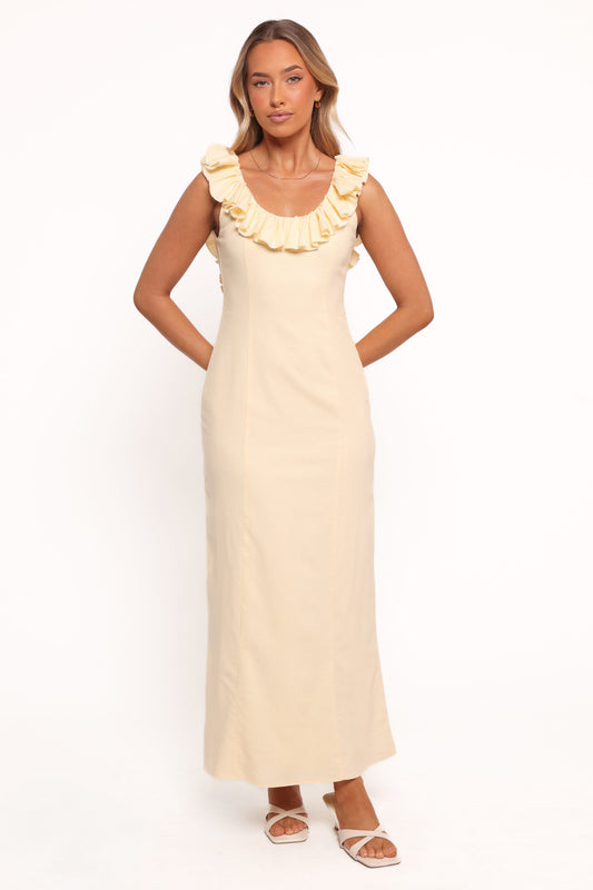 Brienne Maxi Dress - Butter Yellow
