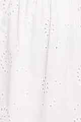 Camila Open Back Mini Dress - White