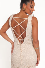 Carlene Maxi Dress - Natural