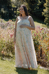 Caroline Maxi Dress - Pastel Pink Floral