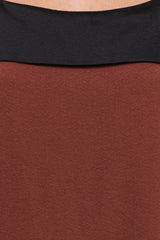 Cartia Midi Dress - Black/Brown