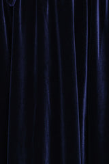Cece Velvet Long Sleeve Maxi Dress - Midnight Blue
