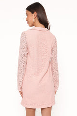 Cidel Mini Dress - Pink Lace